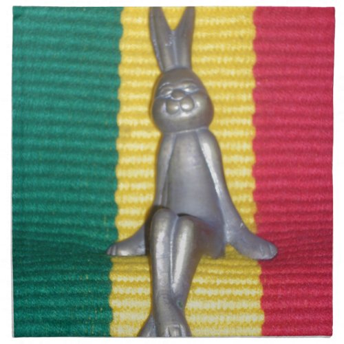 Beautiful amazing Rabbit  Rasta Oasis Metal Bunny Napkin