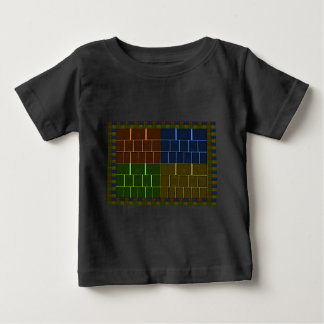 Beautiful Amazing Rainbow Color Geometrical Design Baby T-Shirt