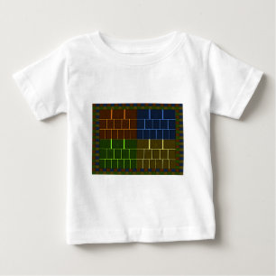 Beautiful Amazing Rainbow Color Geometrical Design Baby T-Shirt