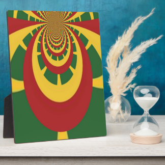 Beautiful Amazing Rasta Colors Art Print Plaque