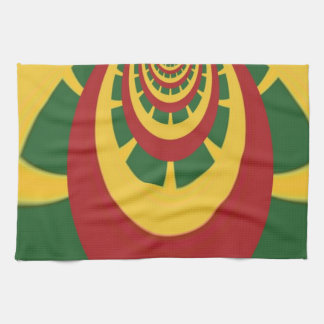 Beautiful Amazing Rasta Colors Art Print Towel