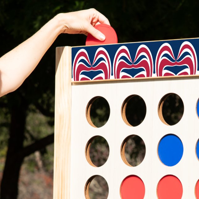 Beautiful amazing red blue and white vector fast four (Playing)