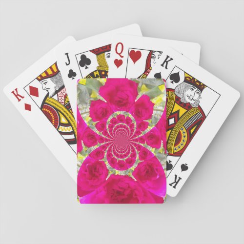 Beautiful Amazing Red Rosesjpg Playing Cards