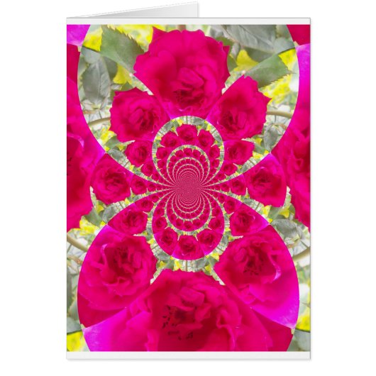 Beautiful Amazing Red Roses Kaleidoscope Pattern (Front)