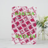 Beautiful Amazing Red Stylish Mirror Image Art  (Standing Front)