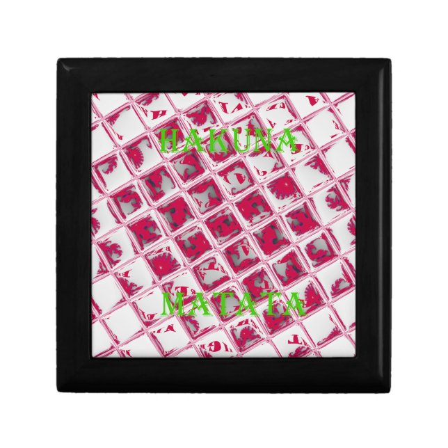 Beautiful Amazing Red Stylish Mirror Image Art  Jewelry Box (Front)