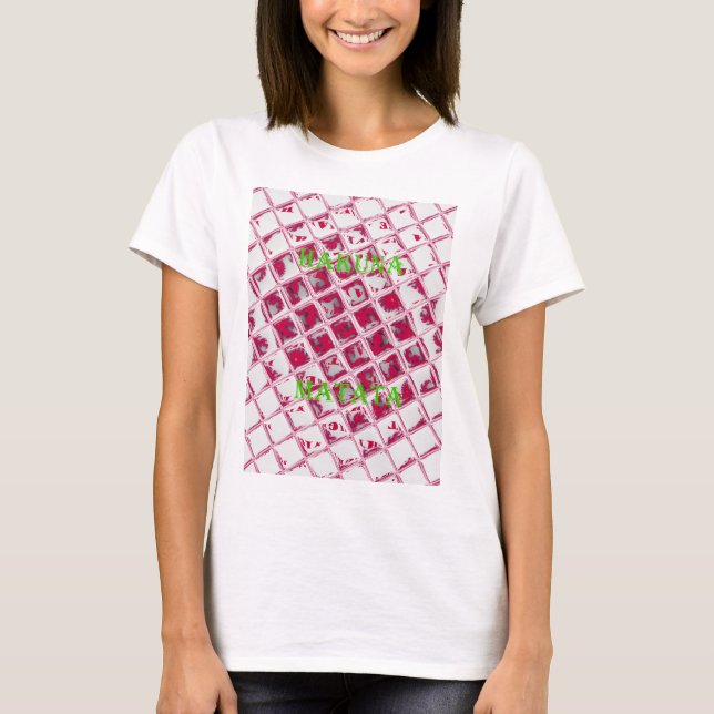 Beautiful Amazing Red Stylish Mirror Image Art  T-Shirt (Front)
