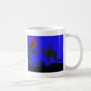 Beautiful Amazing Sunset Camel Safari Art Print Coffee Mug