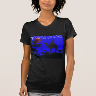 Beautiful Amazing Sunset Camel Safari Art Print T-Shirt