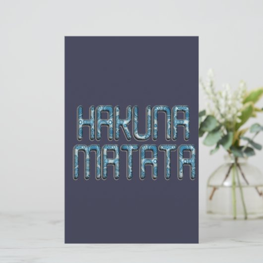Beautiful amazing swahili text quote design (Standing Front)