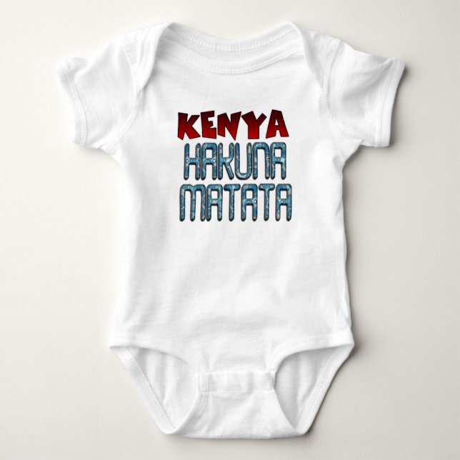Beautiful amazing swahili text quote design baby bodysuit (Front)