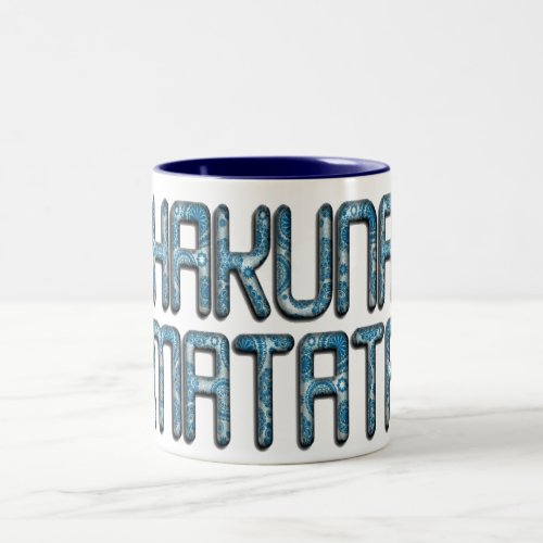Beautiful amazing Swahili text quote design Two_Tone Coffee Mug