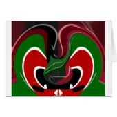 Beautiful Amazing Swirling Kenya Flag: Modern Art (Front Horizontal)