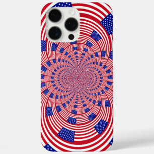 Beautiful Amazing United States Flag Kaleidoscop iPhone 16 Pro Max Case