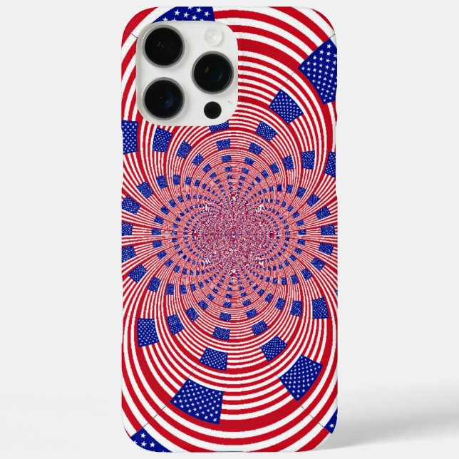 Beautiful Amazing United States Flag | Kaleidoscop Case-Mate iPhone Case (Back)