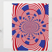Beautiful Amazing United States Flag Kaleidoscope  (Front/Back)
