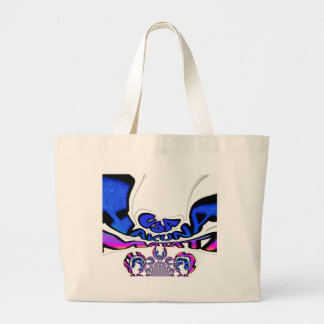 Beautiful Amazing USA Fun Text Art Pattern Design Large Tote Bag