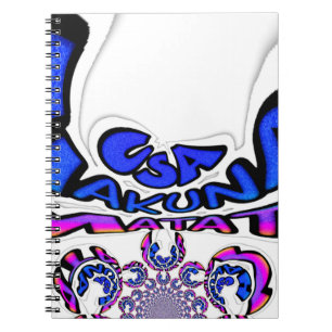 Beautiful Amazing USA Fun Text Art Pattern Design Notebook