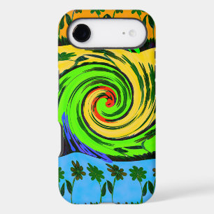 Beautiful Amazing Wavy Summer Wave Floral Colors iPhone 17 Air Case