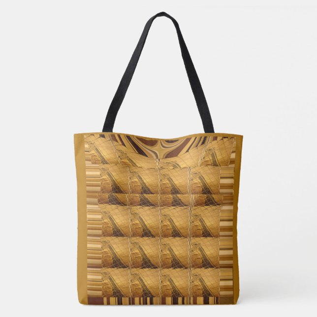 Beautiful amazing women must have animal print art tote bag (Back)