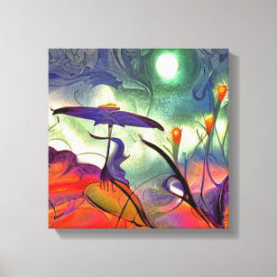 Beautiful Amethyst Purple Stretched Canvas Print