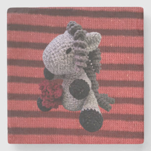 Beautiful Amigurumi Crochet Horse Coaster