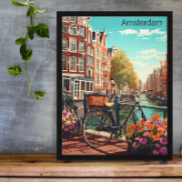 Beautiful Amsterdam Netherlands Canal City