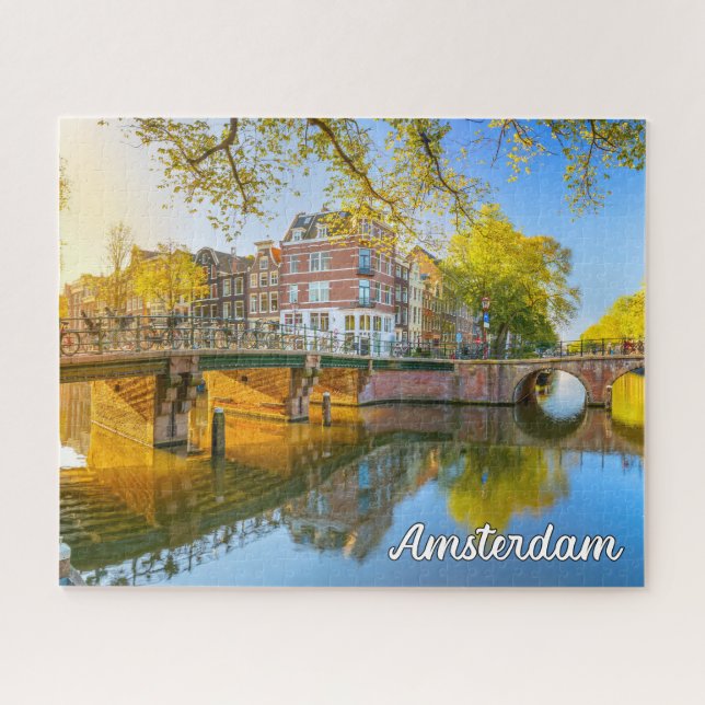 Beautiful Amsterdam, Netherlands Jigsaw Puzzle (Horizontal)