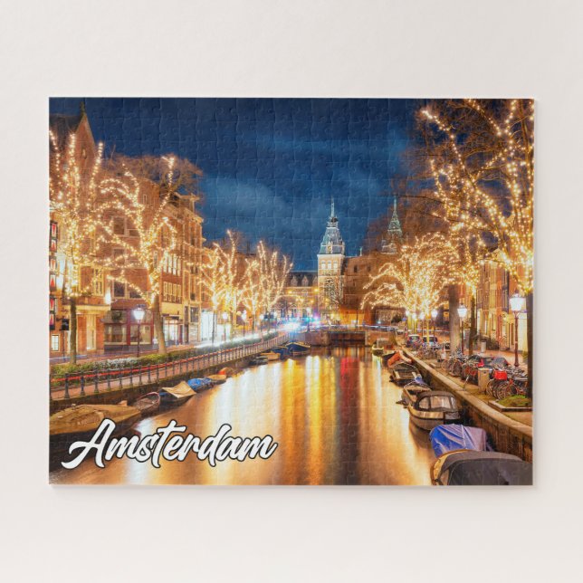 Beautiful Amsterdam, Netherlands Jigsaw Puzzle (Horizontal)