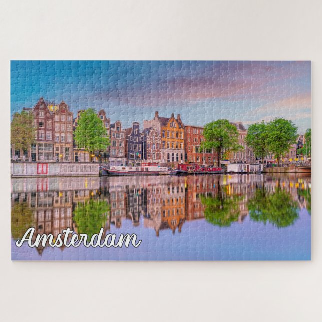 Beautiful Amsterdam, Netherlands Jigsaw Puzzle (Horizontal)