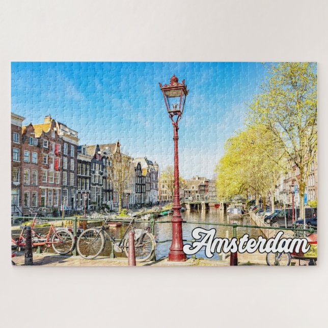 Beautiful Amsterdam, Netherlands Jigsaw Puzzle (Horizontal)