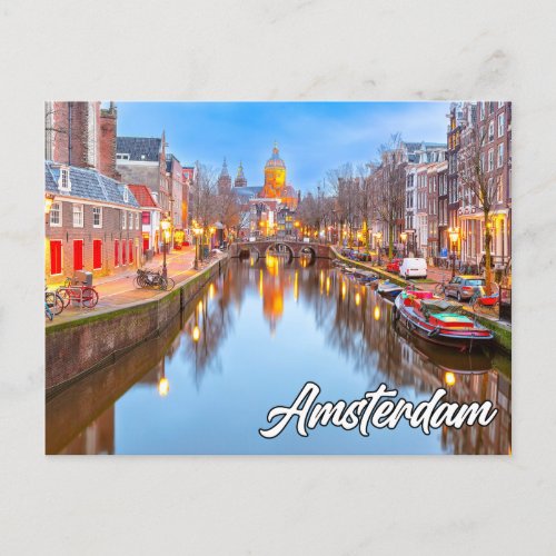 Beautiful Amsterdam Netherlands Postcard