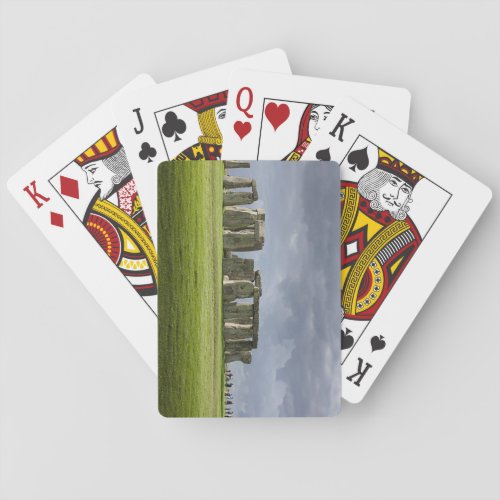 Beautiful Ancient Stonehenge Poker Cards