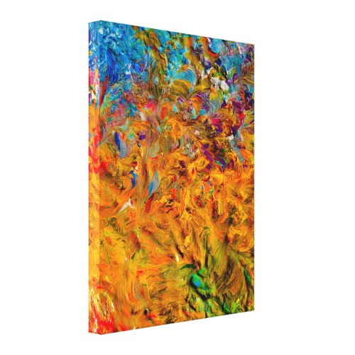 Beautiful and Colorful Acrylic Abstract Art Canvas
