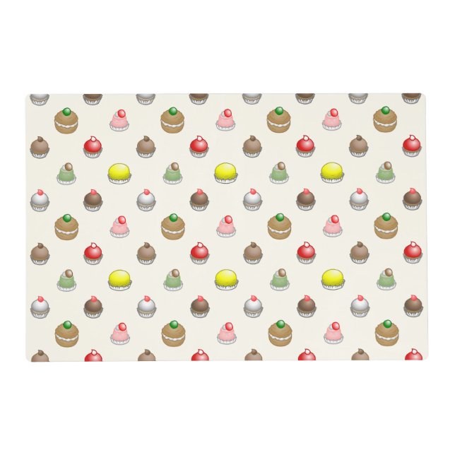 Beautiful and colorful cake pattern placemat (Front)