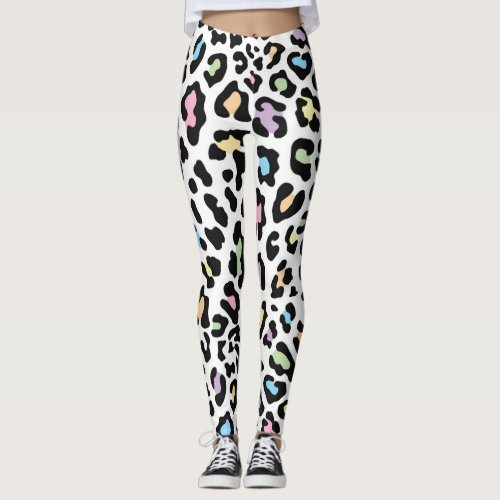 Beautiful and Colorful Cheetah Print Leggings