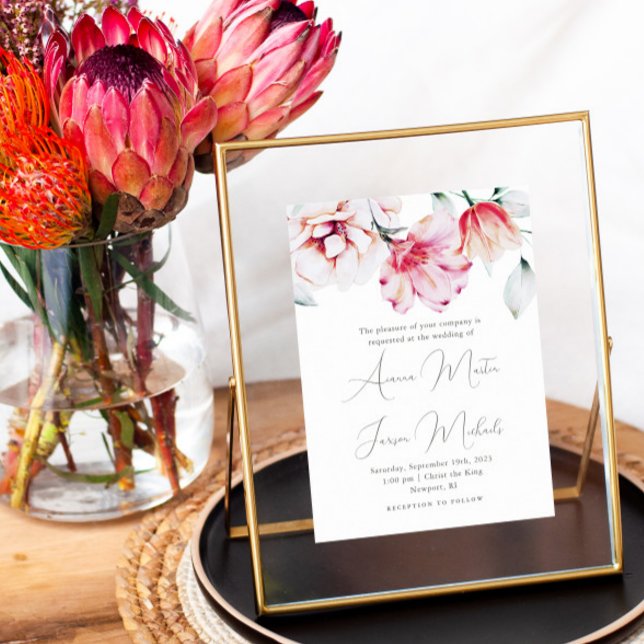 Beautiful and Colorful Floral Wedding Invitation (Creator Uploaded)