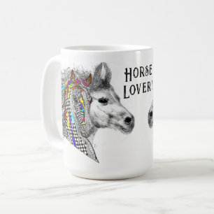 Beautiful and Colorful Horse Coffee Mug