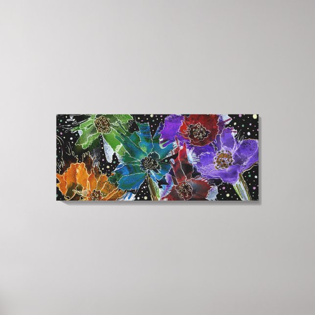 Beautiful and Colorful Poppies Canvas Print (Front)