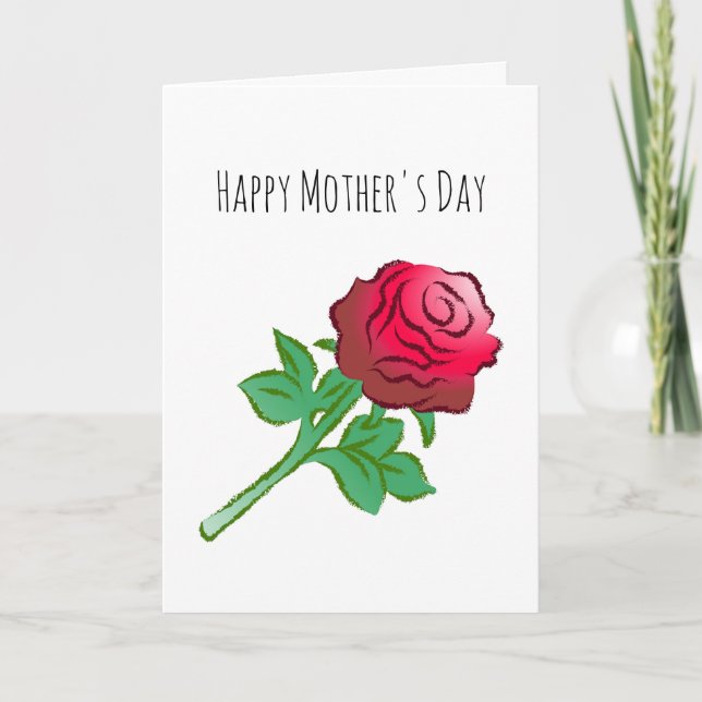Beautiful and Colorful Roses Card (Front)