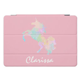 Beautiful and colorful unicorn iPad pro cover