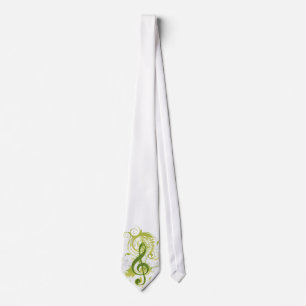 Beautiful and cool music notes with splatter neck tie