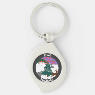 beautiful and elegant christmas gift for dad keych keychain