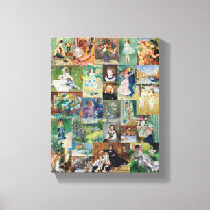 Beautiful and Elegant Renoir Paintings Canvas Print