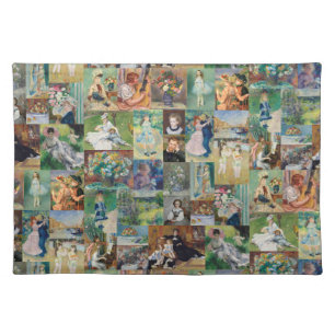 Beautiful and Elegant Renoir Paintings Cloth Placemat