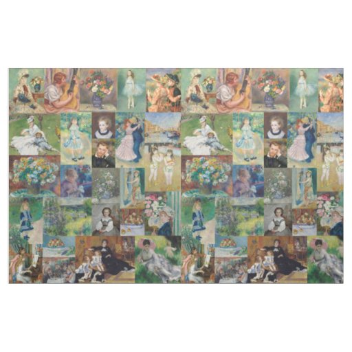 Beautiful and Elegant Renoir Paintings Fabric