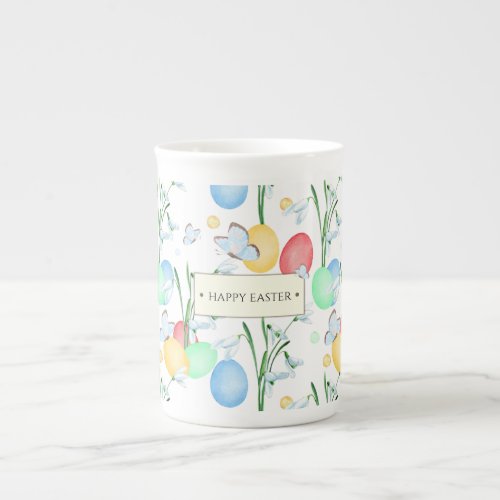 Beautiful and Elegant Watercolor Easter Pattern Bone China Mug