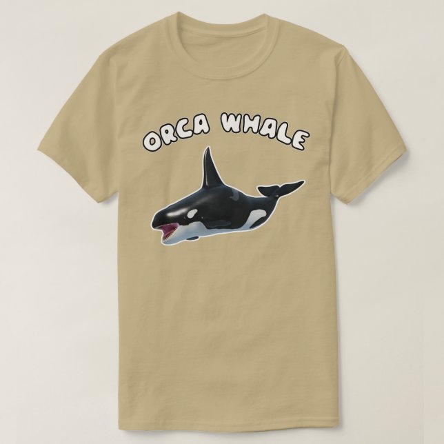 Beautiful and great orca whale 2 T-Shirt (Design Front)