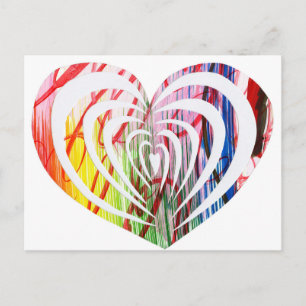 Beautiful and Original Modern HeART designs! Postcard