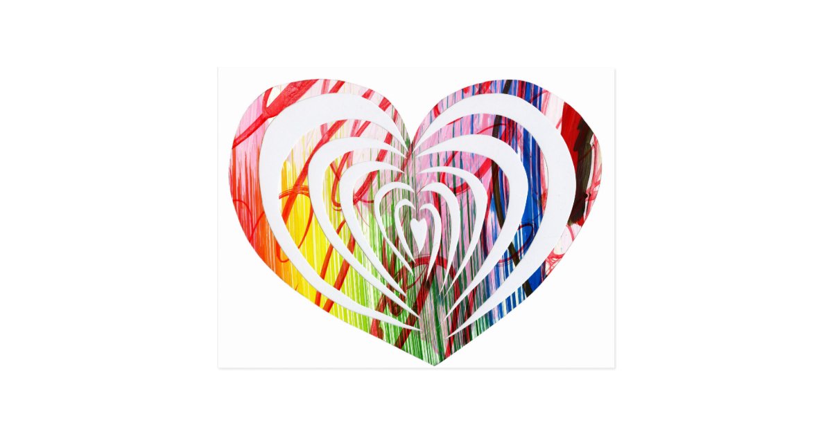 Beautiful and Original Modern HeART designs! Postcard